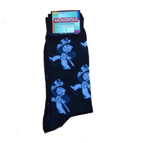 Hasbro Other - Monopoly Socks Men's Crew - Uncle Pennybags NEW